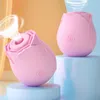 Sex Toy Massagebeistung Liebhaber Rose Vagina Spielzeug weibliche rosa zungenförmige Lick -Vibrationen Stimulator Saugen Vibrator Klitor Massage für Frauen