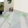 Mattor wabi-sabi vardagsrum matta sovrum grönt ljus lyx hem japanska moderna abstrakt mattor studera sängen soffbord golvmattor
