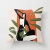 Chair Covers Modern Minimalist Abstract Pillowcase Geometric Peach Skin Pillow QS-21ZQBSLNT01