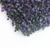 Decorative Flowers 50x50CM Artificial Plant Wall Lawn Green Planting Background Decoration Image Plastic Fake Grass Flower Fall Decor