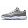 Chaussures de basket-ball 11s Bred Concord Metallic Silver Mens 11 Cap Robe Platinum Tint Cool Grey Hommes Sneakers Femmes en cours d'exécution