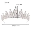 Bridal Crown Headpieces Wedding Dress Party Banquet Fashion Accessories Designer Inlagd White Crystal Shining Rhinestones Women GI273I