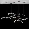 Pendelleuchten Nordic Lampe Möwe Design LED-Kronleuchter für Bar Küche Vögel Kronleuchter Deckenleuchte Leuchte Innendekor