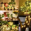 문자열 1/2/5/10m LED 구리 와이어 스트링 요정 조명 크리스마스 트리 장식 야외 웨딩 파티 화환 선물 DIY 정원