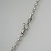 Hängen Pure 925 Sterling Silver Necklace 3mm Rolo Link Chain 18 "L