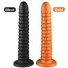 Nxy Sex Anal Toys Long Anal Plug Large Silicone Dildo with Suction Cup Butt Plug Anus Exluing Stimulator Big Anal Beads Adult Sex Toys for Woman1119