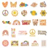 50PCS Mixed Skateboard Stickers Groovy Boho Hippie For Car Laptop Pad Bicycle Motorcycle Helmet PS4 Phone DIY Decals Pvc Guitar Sticker
