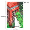 Curtain Telephone Booth Japanese Door Pattern Separate Tapestry Cotton Linen Hanging Half For Doorway Shower Ornament