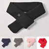 Bandanas Winter Electric Heated Scarf Adjustable Temperature USB Charging Heating Neck Warmer For Outdoor Cycling Camping