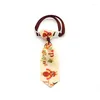 Hondenkragen huisdierleer accessoires Thanksgiving Turkije Maple Cat Choker Autumn Series Tie