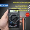 ￖvervakningsverktyg DT830B Digital Multi-Meter Mini Universal Handheld Multi-Meter Electrical Instrument