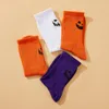 Men's Socks Funny Men's Ins Autumn Winter Halloween Pumpkin Cartoon Female Couple Cotton Gift Party