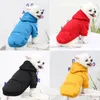Dog Apparel Autumn Winter Big Clothes With Zipper Pocket Hoodie Small Large Coat Jacket Designer Pet Sweater