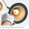 Lampade a sospensione moderne luci a led nero bianco E27 per cucina camera da letto tavolo da pranzo comodino lampada a sospensione paralume decorazioni per la casa lampadario