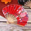 Home Decor 2pcs Japanese Style Folding Fan Creative Foldable Delicate Unique Ornament Adornment Small Present For Female