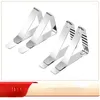 Clothing Storage 6pcs Stable Stainless Steel Tablecloth Tables Cover Clip Holder Cloth Clamps Picnic Wedding Party Promenade Home Garden