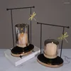 Candle Holders Light Luxury Holder Stand Wedding Decoration Table Living Room Glass