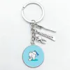 Ny I Love Tooth Pendant Keychain Mini Tandbrush Tandkr￤m Keychain Fashion Jycken M￤n och kvinnor g￥vor