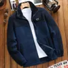 Mens Jackets Autumn Winter Fleece Jacket Patchwork Casual Fur Lined Keep Warm Sports Coats Thicken Slim Fit 220930