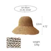 Wide Brim Hats 2022 Summer Fashion Women Straw Hat Lady Sun Visor Cap Panama Style Bucket Strawhat Beach Outdoor Girl