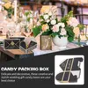 Gift Wrap 18pcs Wedding Boxes Candy Packing Bags Chocolate Holder