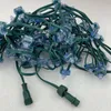 Strings 50pcs A String Green Wire DC12V WS2811 LED Smart adressable IP68; résine époxy remplie; avec 0.2m 13.5mm 3 Core Pigtail