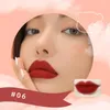 Brillo de labios 6 colores Sexy para mujer lápiz labial maquillaje textura mate resistente al agua de larga duración resistente al sudor rico tinte sedoso