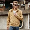 Herrjackor manlig militär jacka casual stil taktisk kläder armé tyska uniform män fall mode grön khaki svart kappa överrock