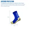 Men Anti Slip voetbal Sokken Athletic Long Sock Absorbent Sports Grip Sokken voor basketbalvoetbalvolleybal Running LS102