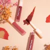 Brillo de labios 6 colores Sexy para mujer lápiz labial maquillaje textura mate resistente al agua de larga duración resistente al sudor rico tinte sedoso