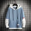 هوديز الرجال المرقاء على الألبوم الخارجي harajuku هوديي الرجال أزياء الملابس الخريف رجال pullover tops high street ارتداء عارضة