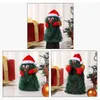 クリスマスの装飾1PCダンスツリー多機能安全な漫画モデルおもちゃプラスチック電動歌声クリスマスドールおもちゃ