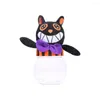 Embrulho de presente 4pcs Halloween Candy Jar Sweets Storage Storage Favors Favors Holder Creative Ghost Festival Box