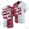Voetbalshirts Alabama Custom 2021-22 College voetbalshirts Crimson Mac Jones Jalen Hurts Bryce Young John Metchie III Najee Harris Dylan Moses Waddle