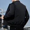 Mens Jackets Men Business Summer Brand Clothing Plus Size 8xl Fashion Stand Collar Solid Bomber Top Casual Coats 220930