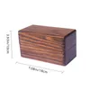 Учебная посуда наборы прямоугольных двухслойных деревянных контейнеров