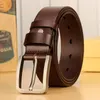 Belts Men's Belt Men Male Genuine Leather Strap Luxury Alloy Pin Buckle Casual For Jeans 2022 Cummerbunds Ceinture Homme