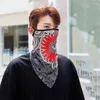 Bandanas قابلة للتنفس واقي من الشمس مثلث المثلث منشفة الصيف حرير الوجه قناع سحر غطاء المشيح المريز المشيخية