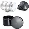 Smoking Accessories Wholesale 63mm/55 2layer/4layer SPACE CASE Grinder Aluminium Metal Herbal Spice Crusher grinders