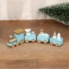 Christmas Decorations Wooden Train Xmas Gift Merry Decoration For Home Year Decor 2022 Navidad Kerst Noel Ornaments