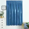 Curtain Vertical Blackout Blind Curtains Drapes Thermal Insulated Self-Sticky Hanging Without Rod Window-Shades TJ7125