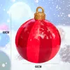 Kerstdecoraties Kerstballen Big opblaasbare kerstboom ornament gigantische bollen huisdecoratie speelgoed voor nieuwjaar huis tuin tuin buiten feest t220929