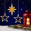 Strings 3 Pack Christmas Ornaments Hanging LED Light Bedroom Decoration Decorations For Home Window Glass Decor