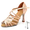 Sandals Women Latin Dance Shoes Rhinestones Soft Bottom Salsa For Dancing Ladies Women's Wedding Hight Heels 8.5CM