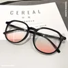 Sunglasses Anti Blue Light Fashion Glasses Frame Women's Blush Eyeglasses Ultralight Frames Plain Makeup Artifact Polygonal Eyewear3424470