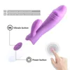 Nxy Vibrators Sex g Spot Dildo Rabbit Vibrator Dildo Vibrator Dual Trilling Waterproof Vagina Clitoris Game for Women Adult Toys 1109