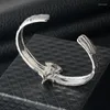 Braccialetti punk aquila braccialetto antico colore argento apertura regalo di compleanno maschili unisex gioielli unisex