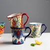 Kubki 500 ml bohemian marka filiżanka ceramiczne śniadanie filiżanki kawy z sokiem z herbaty