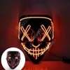 Led Mask Halloween Party Masque Masquerade Masks Neon Light Glow In The Dark Horror Mask Glowing Masker 1200pcs DAB494