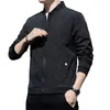 Mens Jackets Men Business Summer Brand Clothing Plus Size 8xl Fashion Stand Collar Solid Bomber Top Casual Coats 220930